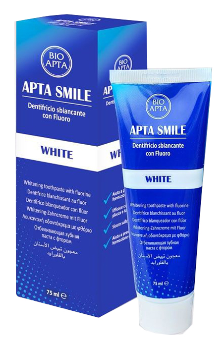 APTASMILE DENTIFRICIO SBIANCANTE 75 ML - Farmacia De Pasquale