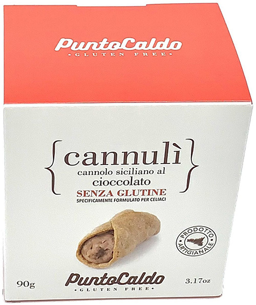CANNULI' CANNOLO SICILIANO AL CIOCCOLATO 90 G - Farmacia De Pasquale