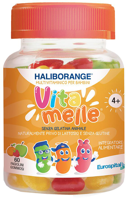 HALIBORANGE VITAMELLE 60 JELLY BEANS DA 1,44 G - Farmacia De Pasquale