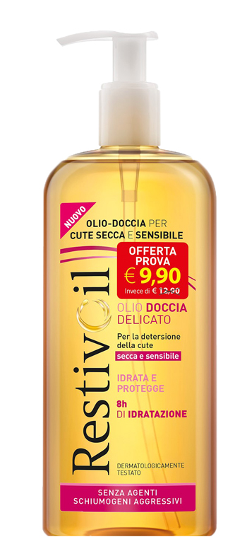 RESTIVOIL OLIO DOCCIA DELICATO 400 ML TAGLIO PREZZO - Farmacia De Pasquale