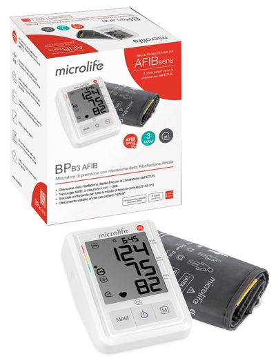MISURATORE DI PRESSIONE MICROLIFE B3 AFIB - Farmacia De Pasquale
