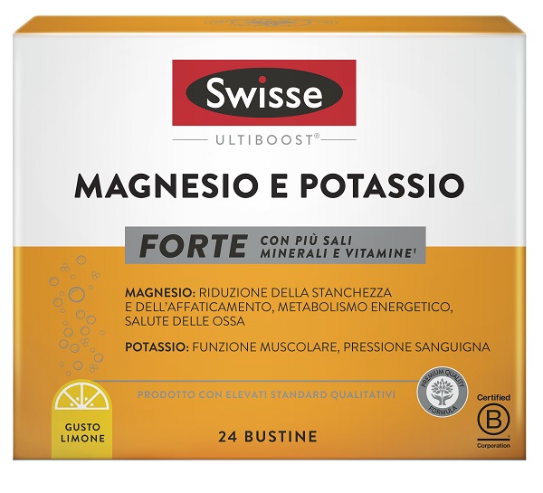 SWISSE MAGNESIO POTASSIO FORTE 24 BUSTINE - Farmacia De Pasquale