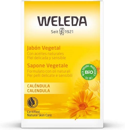 SAPONE VEGETALE CALENDULA 100 G - Farmacia De Pasquale