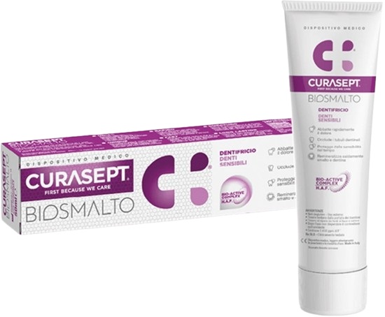 CURASEPT BIOSMALTO DENTIFRICIO DENTI SENSIBILI 75 ML - Farmacia De Pasquale