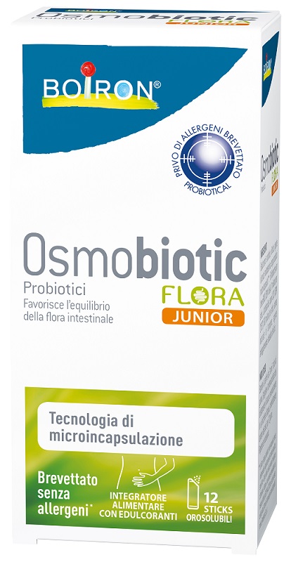 OSMOBIOTIC FLORA JUNIOR 12 STICKS OROSOLUBILI - Farmacia De Pasquale