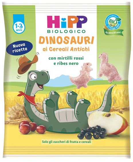HIPP BIO DINOSAURI CEREALI ANTICHI 30 G - Farmacia De Pasquale