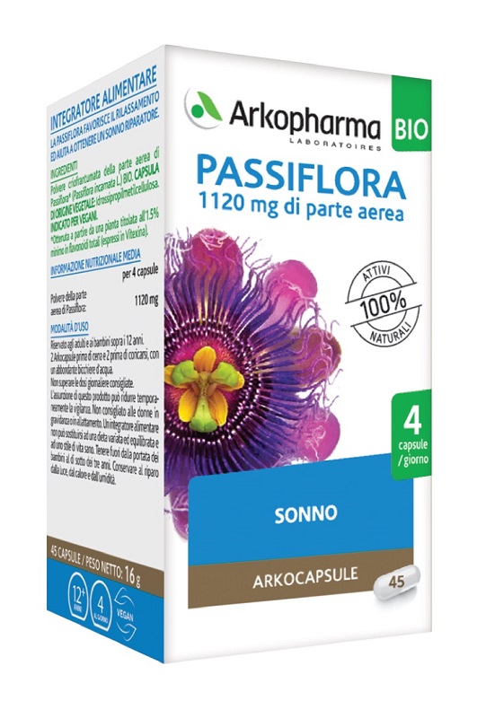 ARKO CAPSULE PASSIFLORA 45 CAPSULE BIO - Farmacia De Pasquale
