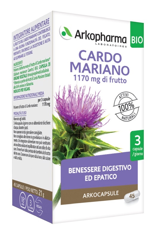 ARKO CAPSULE CARDO MARIANO 45 CAPSULE BIO - Farmacia De Pasquale