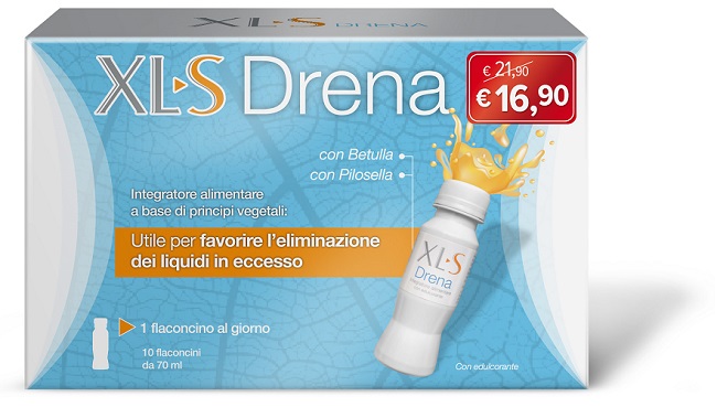 XLS DRENA TAGLIO PREZZO 10 FLACONCINI 70 ML - Farmacia De Pasquale