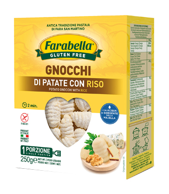 FARABELLA GNOCCHI PATATE CON RISO 250 G - Farmacia De Pasquale