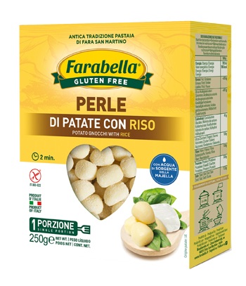 FARABELLA PERLE PATATE CON RISO 250 G - Farmacia De Pasquale