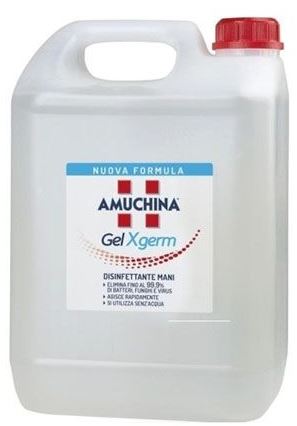 AMUCHINA GEL X-GERM DISINFETTANTE MANI 5 LITRI - Farmacia De Pasquale