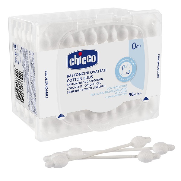 CHICCO BASTONCINI COTONATI 90 PEZZI - Farmacia De Pasquale