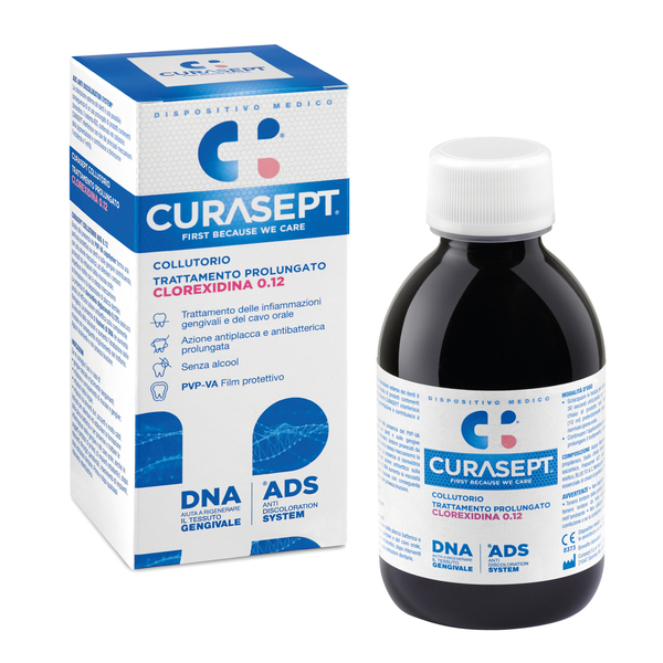CURASEPT COLLUTORIO 0,12 ADS + DNA 200 ML - Farmacia De Pasquale