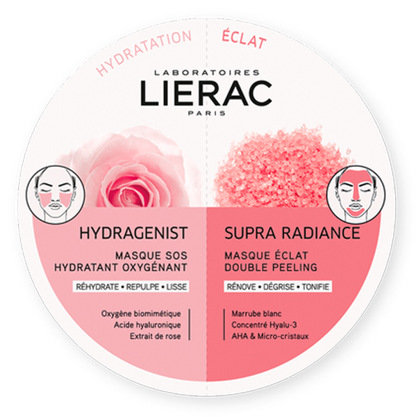 LIERAC MONO MASK HYDRA + SUPRA RADIANCE 2 X 6 ML - Farmacia De Pasquale
