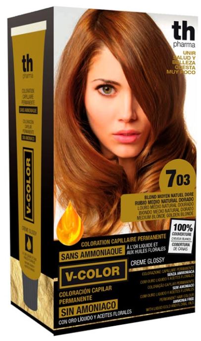 TH PHARMA V COLOR KIT TINTURA SENZA AMMONIACA N 7,03 - Farmacia De Pasquale