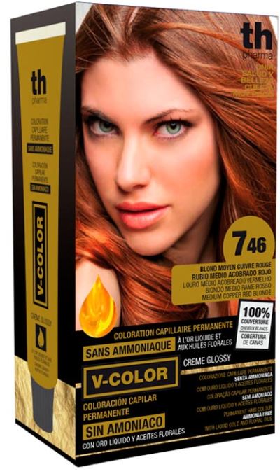 TH PHARMA V COLOR KIT TINTURA SENZA AMMONIACA N 7,46 - Farmacia De Pasquale