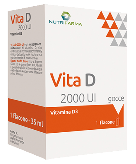 VITA D 2000UI GOCCE 35 ML - Farmacia De Pasquale