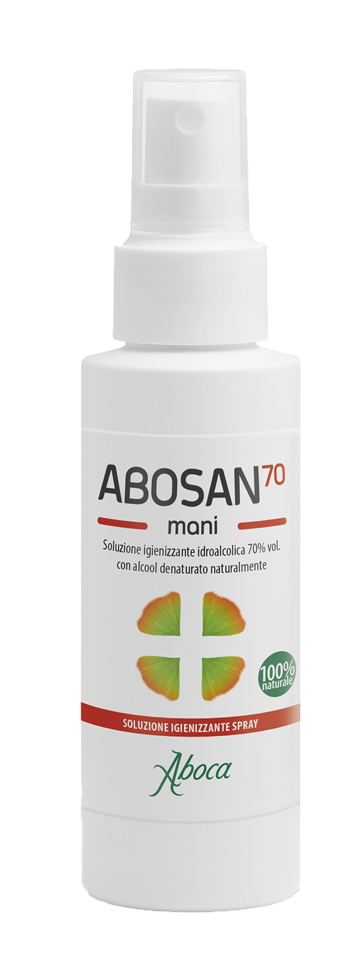 ABOSAN70 SOLUZIONE IGIENIZZANTE MANI 100 ML SPRAY - Farmacia De Pasquale