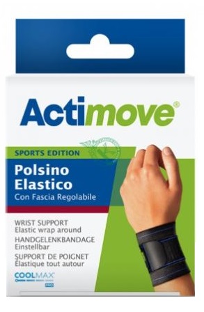 ACTIMOVE SPORTS EDITION POLSINO ELASTICO CON FASCIA REGOLABILE UNIVERSALE - Farmacia De Pasquale