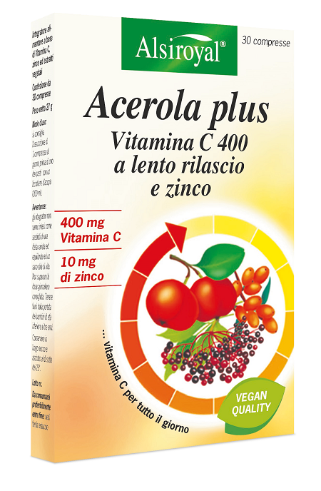 ACEROLA 400 PLUS 30 COMPRESSE - Farmacia De Pasquale