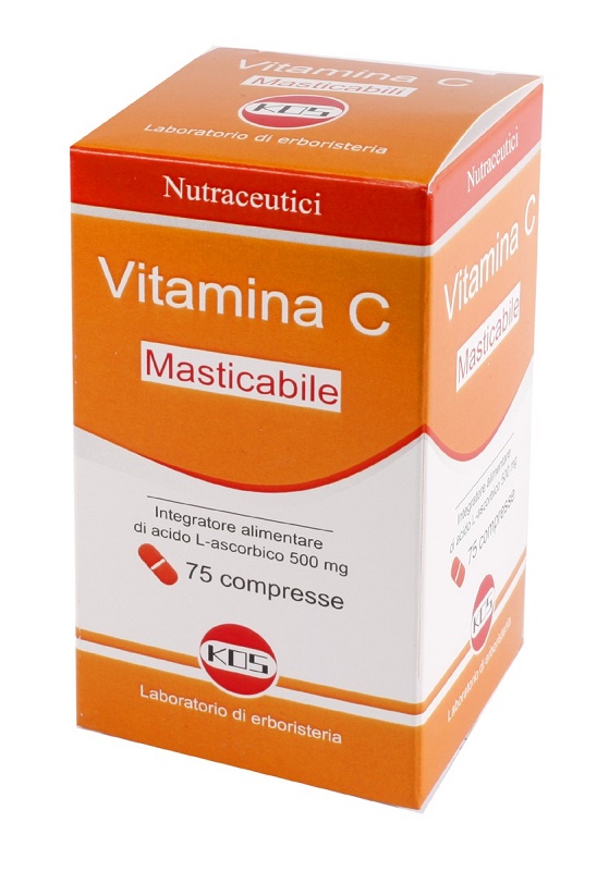 VITAMINA C MASTICABILE 75 COMPRESSE - Farmacia De Pasquale