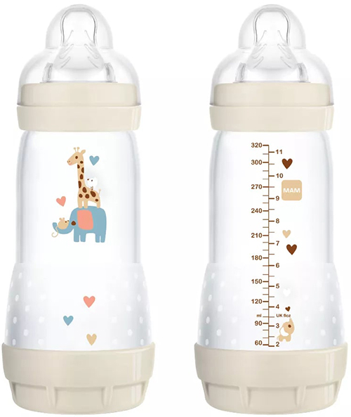 MAM BIBERON EASY START 320 ML 4+ TETTARELLA 3 NEUTRO - Farmacia De Pasquale