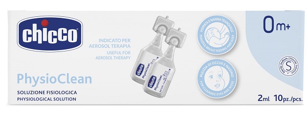 CHICCO SOLUZIONE PHYSIOCLEAN 2 ML 10 PEZZI - Farmacia De Pasquale