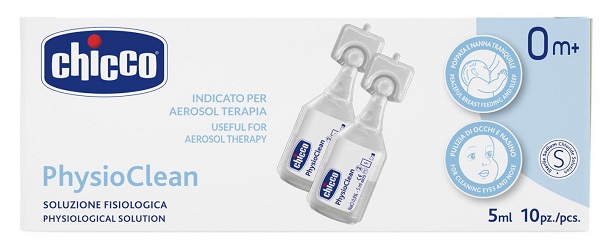 CHICCO SOLUZIONE PHYSIOCLEAN 5 ML 10 PEZZI - Farmacia De Pasquale