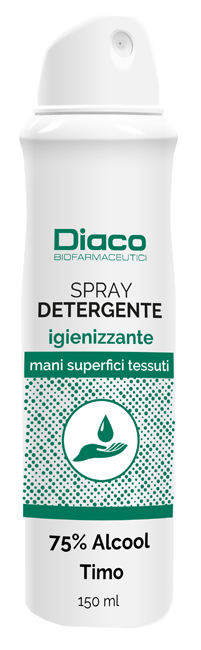 SPRAY DETERGENTE IGIENIZZANTE MANI E SUPERFICI SPRAY 150 ML - Farmacia De Pasquale