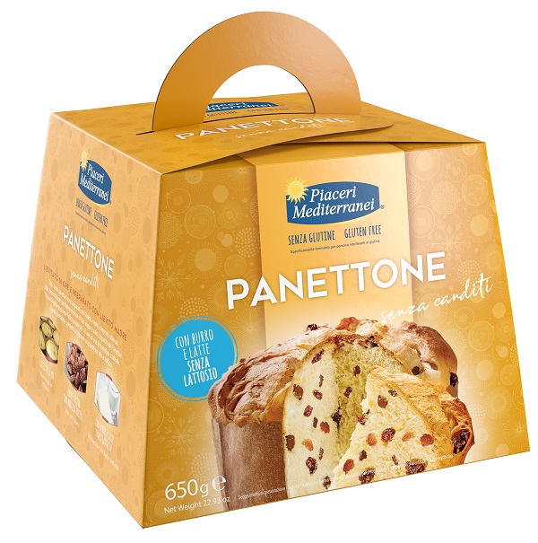 PIACERI MEDITERRANEI PANETTONE SENZA CANDITI 650 G - Farmacia De Pasquale