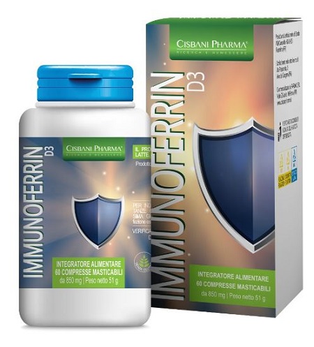 IMMUNOFERRIN D3 60 COMPRESSE OROSOLUBILI - Farmacia De Pasquale