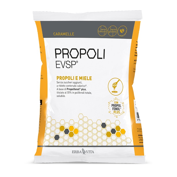 PROPOLI EVSP CARAMELLE PROPOLI MIELE 65 G - Farmacia De Pasquale