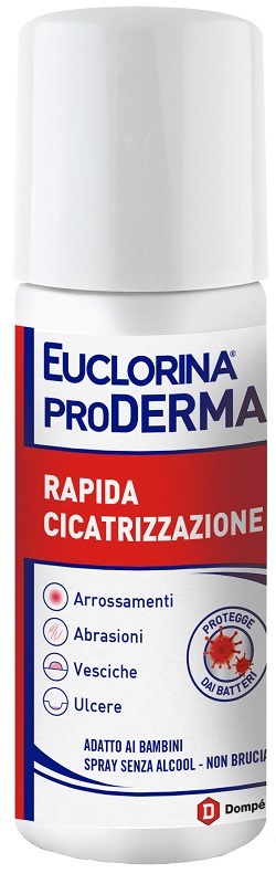EUCLORINA PRODERMA RAPIDA CICATRIZZAZIONE SPRAY 125 ML - Farmacia De Pasquale