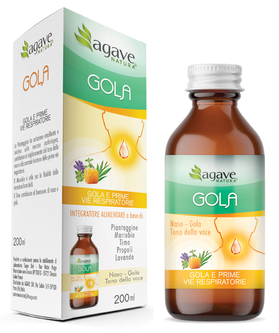 AGAVE NATURA SCIROPPO GOLA 200 ML - Farmacia De Pasquale
