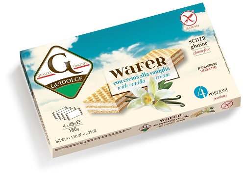 WAFER CON CREMA ALLA VANIGLIA 4 PORZIONI X 45 G - Farmacia De Pasquale