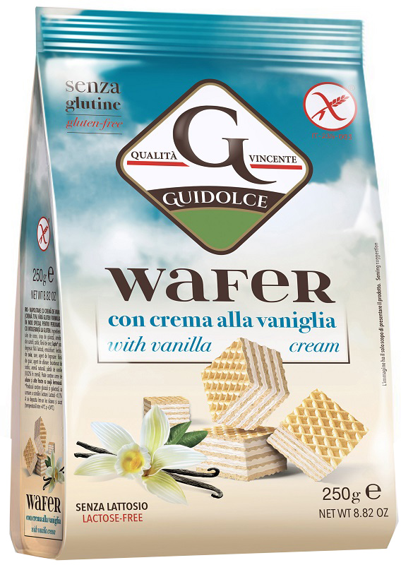 WAFER CON CREMA ALLA VANIGLIA 250 G - Farmacia De Pasquale