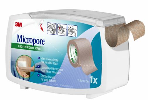 CEROTTO IN CARTA MICROPORE SURGICAL TAPE TAN M5X25MM DISPENSER - Farmacia De Pasquale