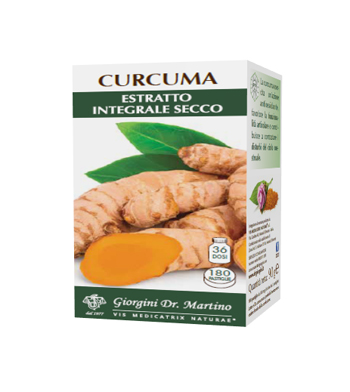 CURCUMA ESTRATTO INTEGRALE SECCO 180 PASTIGLIE - Farmacia De Pasquale