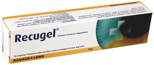RECUGEL GEL OCULARE DEXAPANTENOLO TUBETTO 10 G - Farmacia De Pasquale