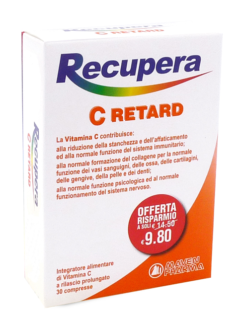 RECUPERA C RETARD 30 COMPRESSE - Farmacia De Pasquale