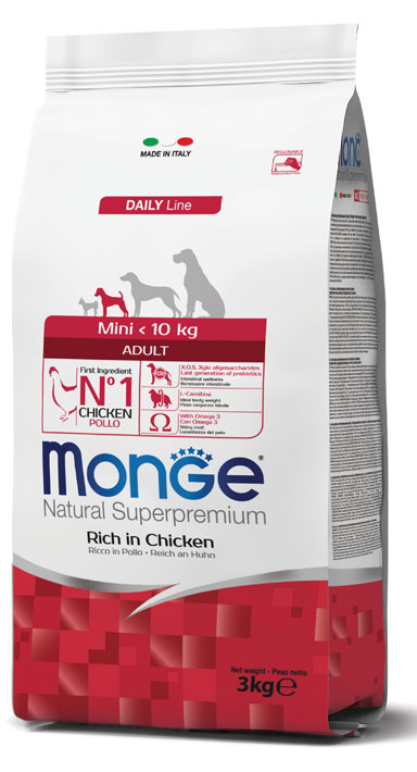 MONGE DOG MINI ADULT 3 KG - Farmacia De Pasquale