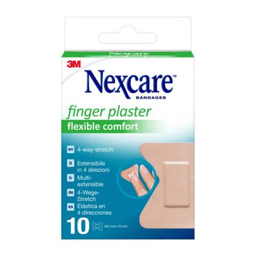 CEROTTO PREPARATO NEXCARE FINGER PLASTERS NFP001W 44,5X51 MM - Farmacia De Pasquale
