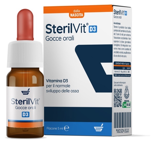 STERILVIT D3 GOCCE 5 ML - Farmacia De Pasquale