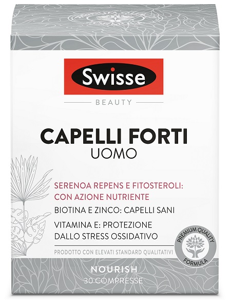 SWISSE CAPELLI FORTI UOMO 30 COMPRESSE - Farmacia De Pasquale
