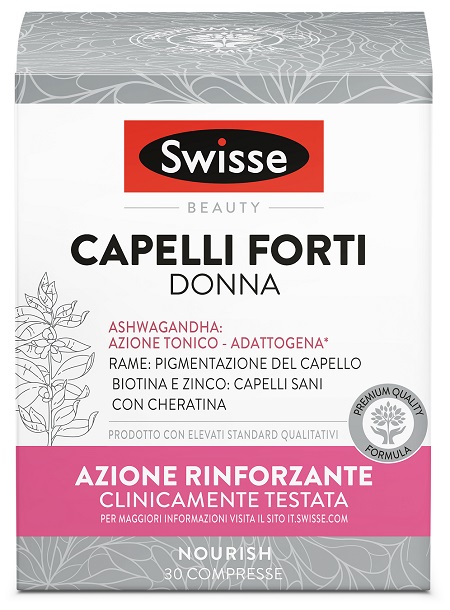 SWISSE CAPELLI FORTI DONNA 30 COMPRESSE - Farmacia De Pasquale