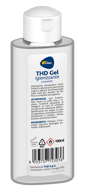 THD GEL IGIENIZZANTE 100 ML - Farmacia De Pasquale
