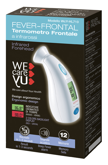 TERMOMETRO FRONTALE WECAREYU FEVER FRONTAL 1 PEZZO - Farmacia De Pasquale