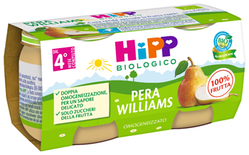 HIPP BIO OMOGENEIZZATO PERA WILLIAMS 2 X 80 G - Farmacia De Pasquale