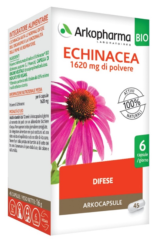 ARKOCPS ECHINACEA 45 CAPSULE BIO - Farmacia De Pasquale